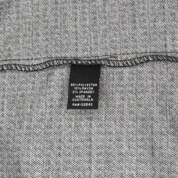 Wearever Knit Women's Long Houndstooth Blazer, Size M, Tailored, Light Weight - Picture 6 of 7